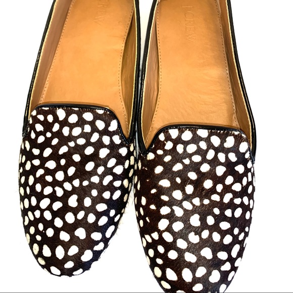 J.Crew Factory Leopard Calf Hair Cora Loafers - Picture 2 of 8